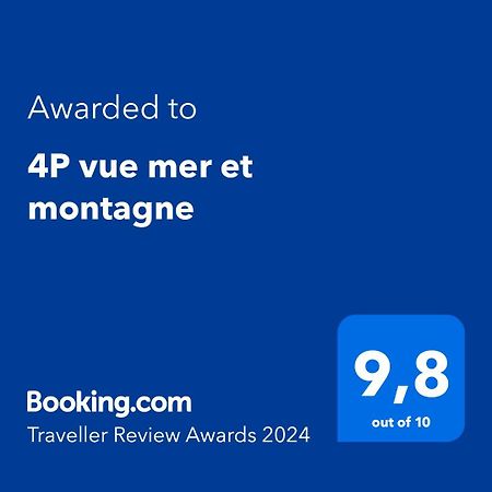 4P Vue Mer Et Montagne 芒通 外观 照片